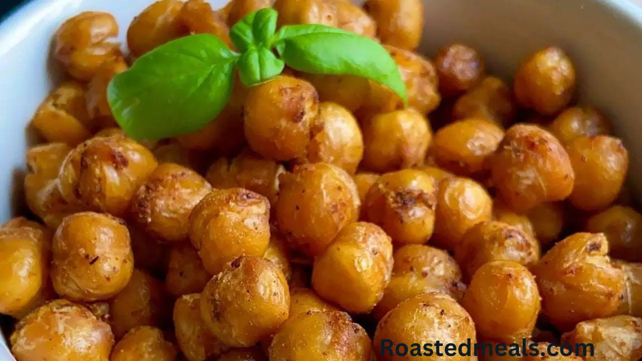 Crispy Roasted Black Chickpeas