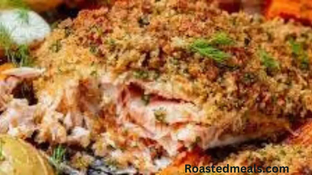 Herb Crusted Baked Salmon